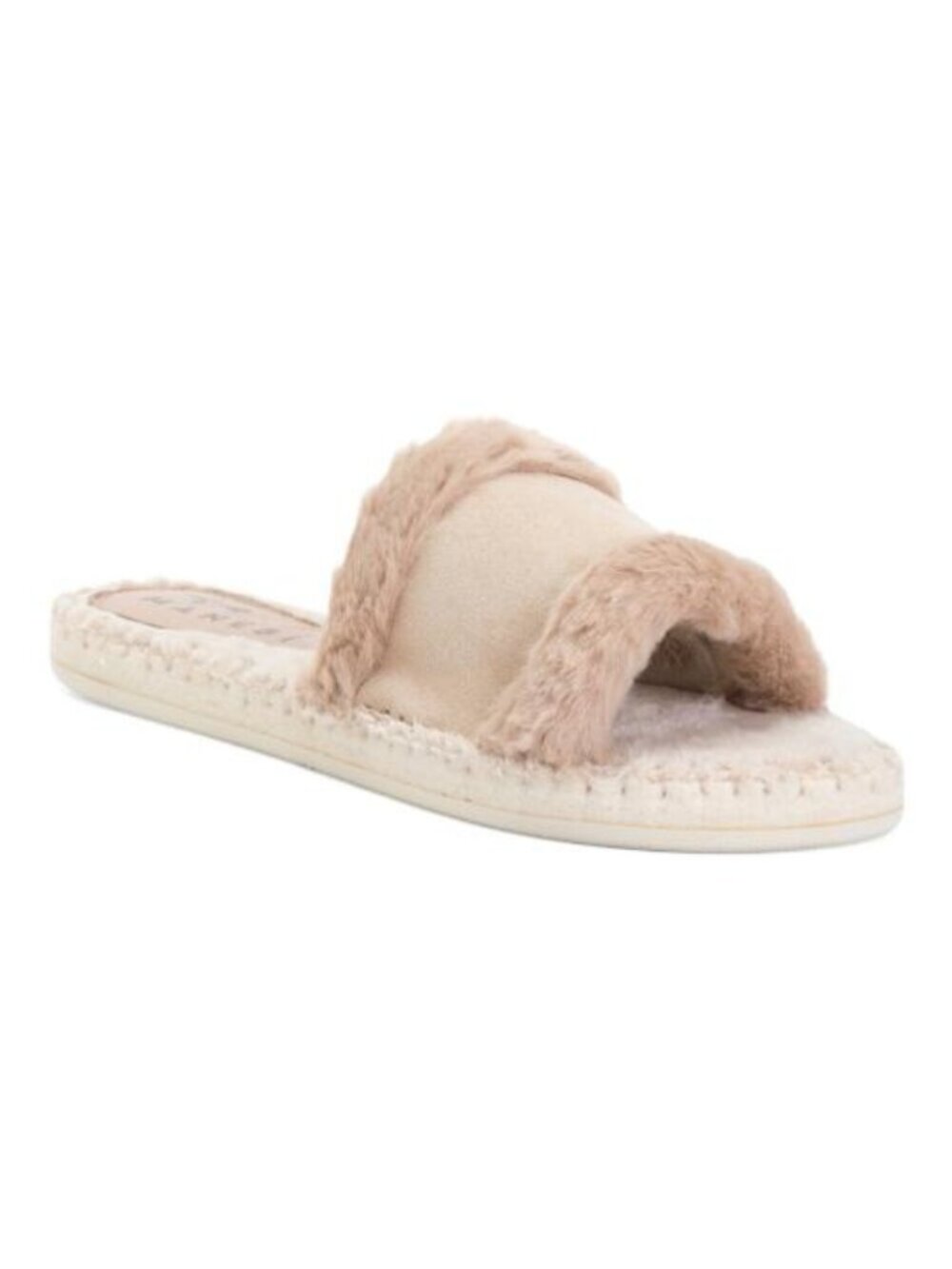 MANEBI Made In Spain Suede Faux Fur Sandals